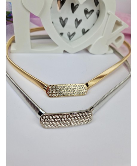 Paski sprężynkowe z ozdobną klamrą