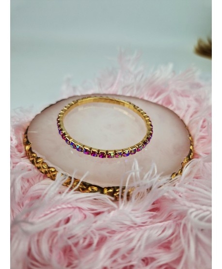 Bransoletki kryształkowe na gumce