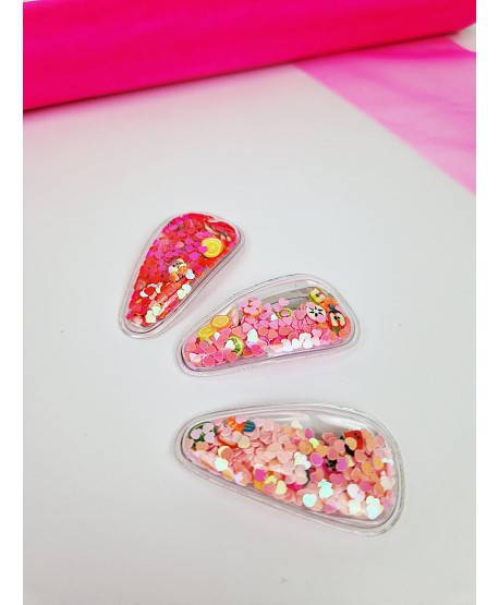 Spineczki wypełnione serduszkami