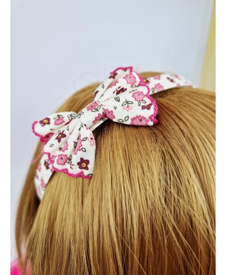 Opaski z kokardkami w kwiatuszki