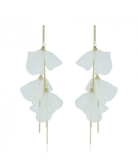 Kolczyki jedwabne z pałeczkami