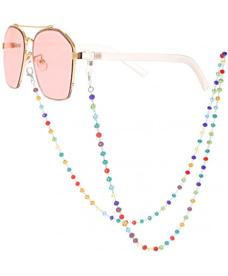 Łańcuszek do okularów kolorowe koraliki