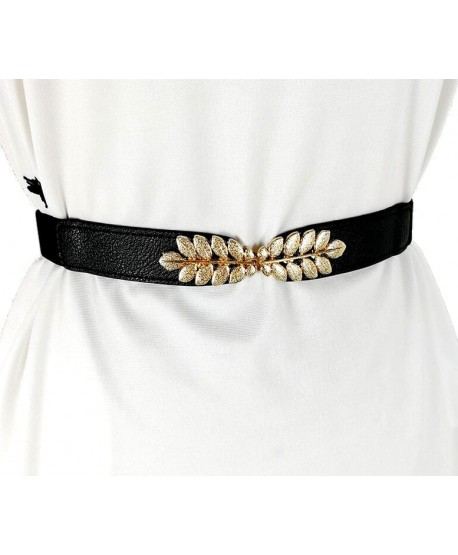 Pasek elastyczny ze złotymi listkami