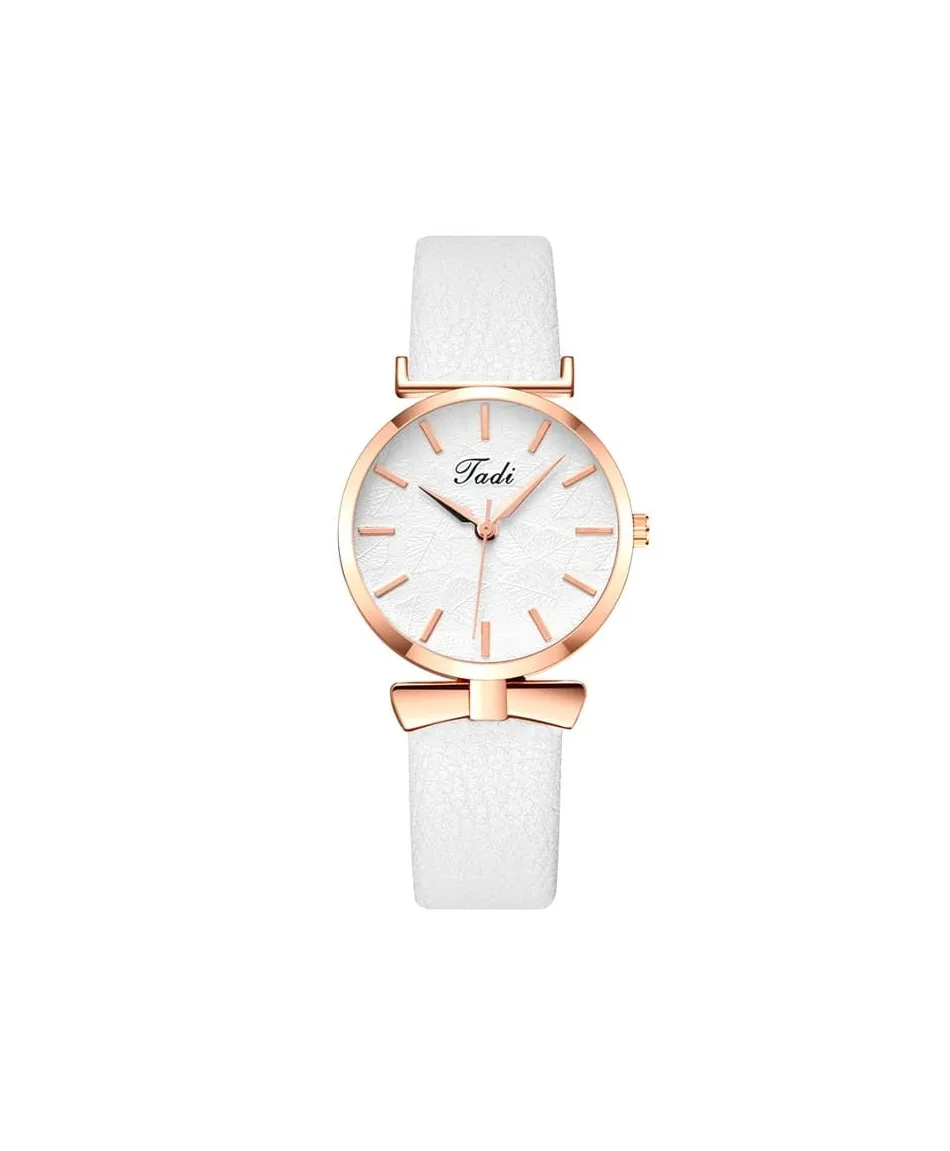 Zegarki damskie z listkami na tarczy