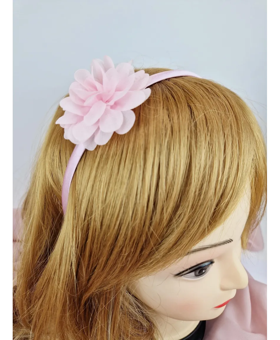 Opaski z satynowym kwiatkiem