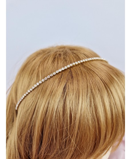 Opaski do włosów pojedyncze błyszczące