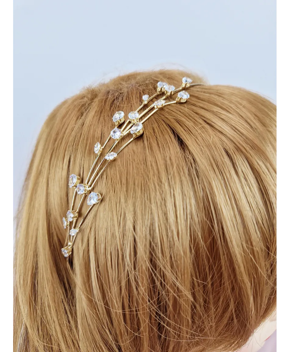 Opaski do włosów błyszczące gałązki