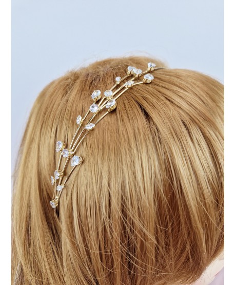 Opaski do włosów błyszczące gałązki