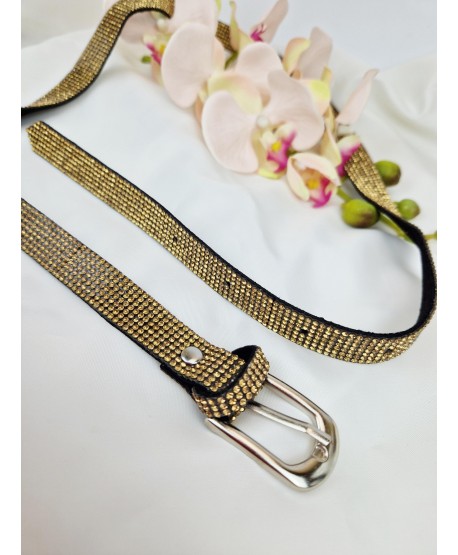 Ozdobne paski do sukienki cyrkoniowe