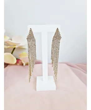 Kolczyki złote dżety