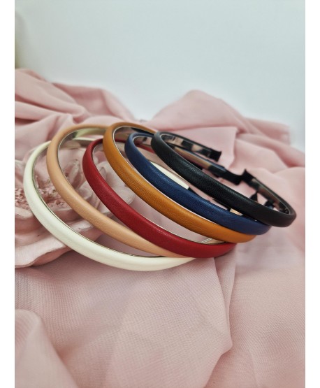 Opaski do włosów ze skajką