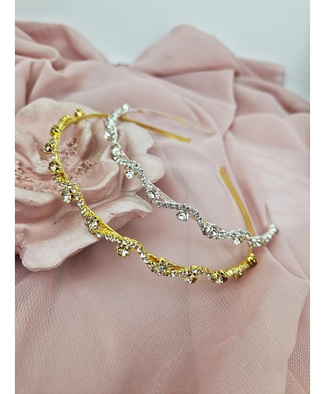 Opaski do włosów z cyrkoniami