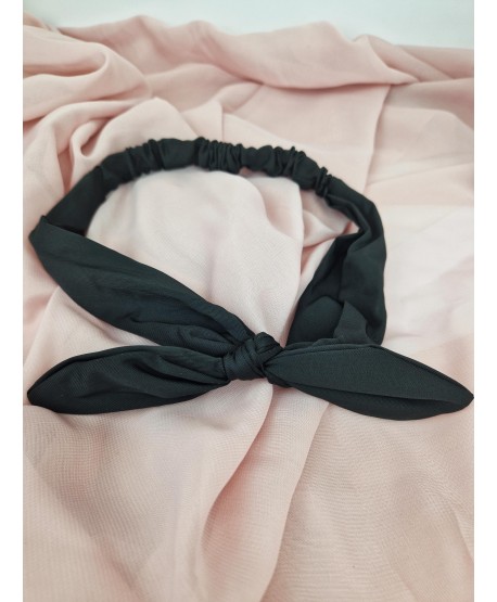 Opaski do włosów na gumce z kokardką