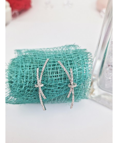 Kolczyki srebrne nausznice