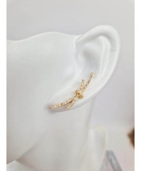 Kolczyki złote nausznice