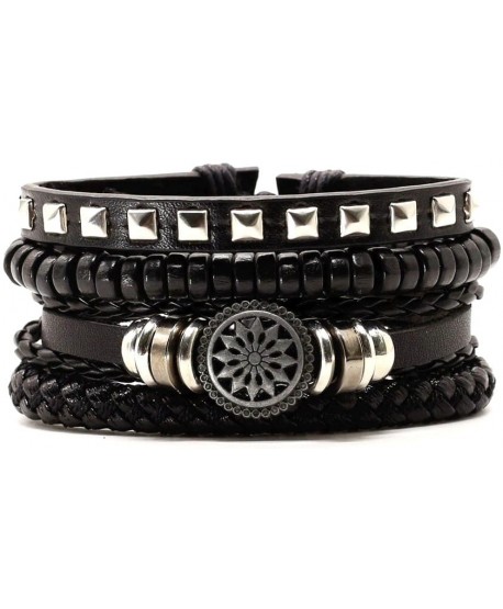 Zestaw bransoletek rzemieniowych z gwiazdą