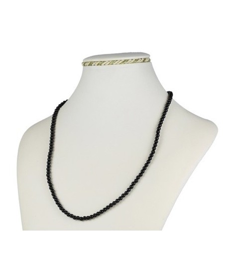 Bransoletka z czarnej szlifowanej perły