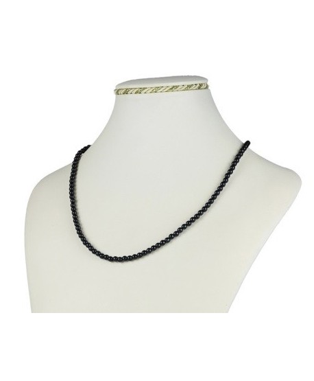 Bransoletka z czarnej szlifowanej perły