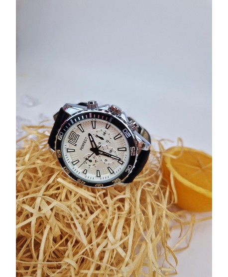 Zegarek męski Perfect z dziurkowanym paskiem