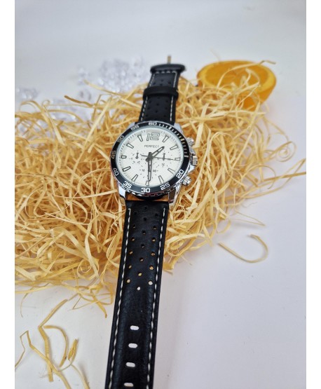 Zegarek męski Perfect z dziurkowanym paskiem