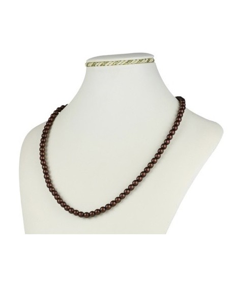 Bransoletka z czarnej szlifowanej perły