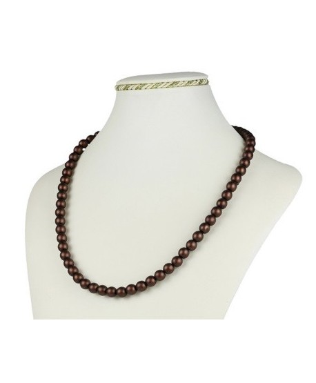 Bransoletka z czarnej szlifowanej perły