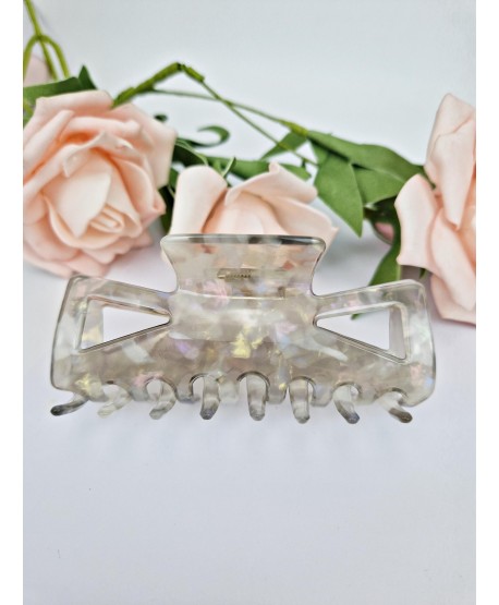 Klamry do włosów prostokątne ozdobne