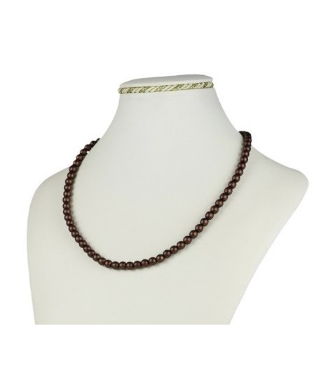 Bransoletka z czarnej szlifowanej perły