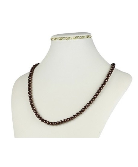 Bransoletka z czarnej szlifowanej perły