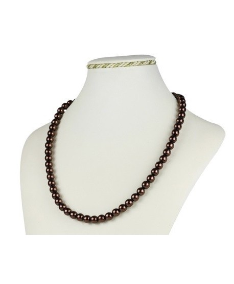 Bransoletka z czarnej szlifowanej perły