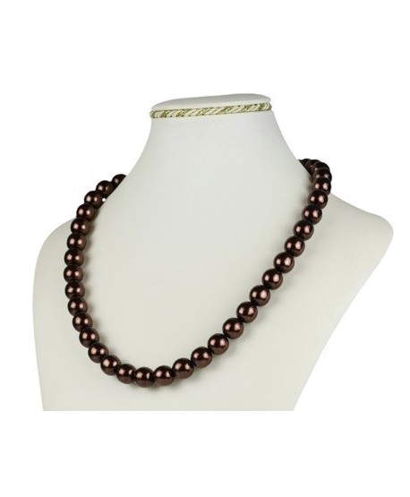 Bransoletka z czarnej szlifowanej perły