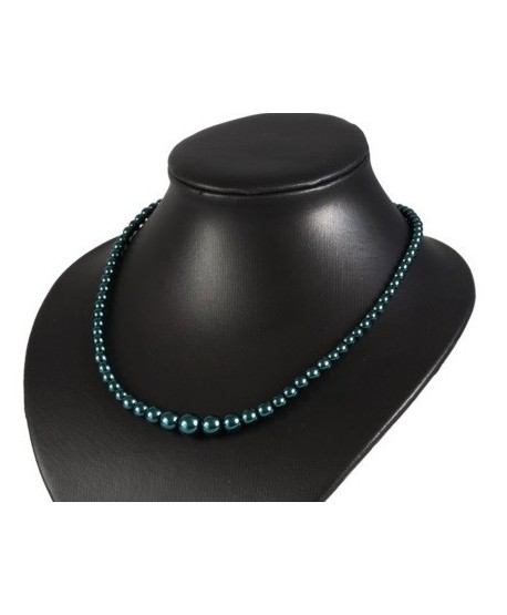 Bransoletka z czarnej szlifowanej perły