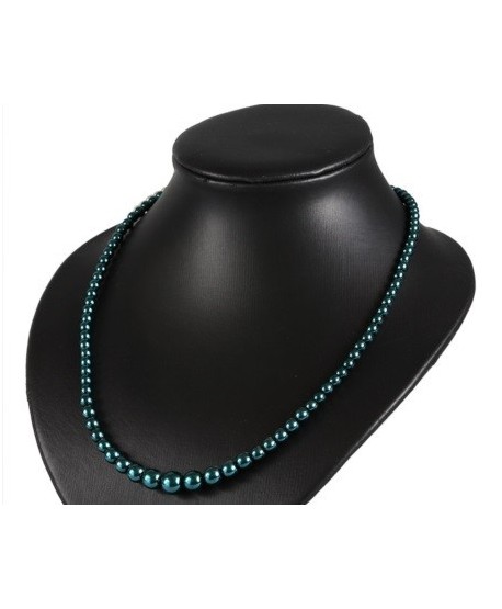 Bransoletka z czarnej szlifowanej perły