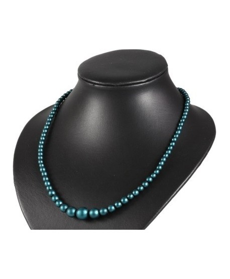 Bransoletka z czarnej szlifowanej perły