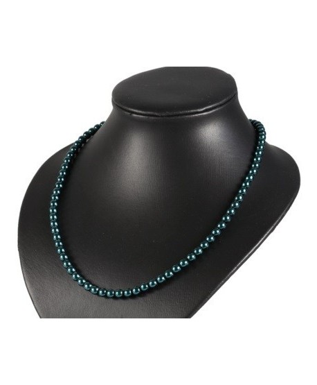 Bransoletka z czarnej szlifowanej perły