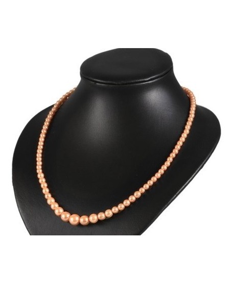 Bransoletka z czarnej szlifowanej perły