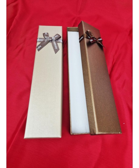 Opakowanie ozdobne na bransoletkę jasny lub ciemny brąz