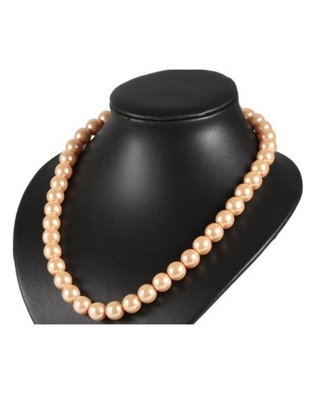 Bransoletka z czarnej szlifowanej perły