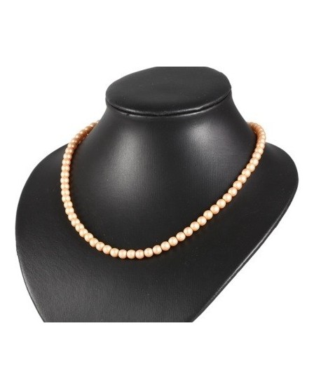 Bransoletka z czarnej szlifowanej perły