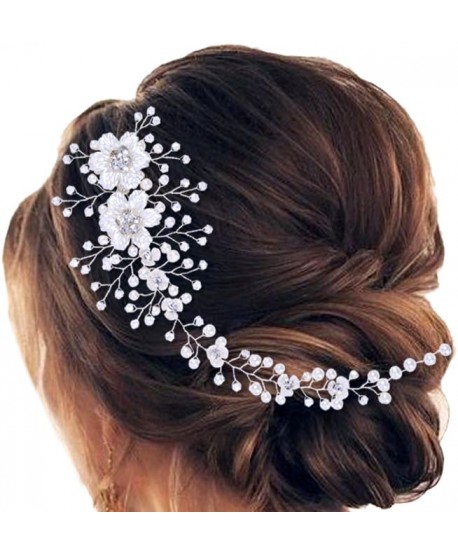 Ozdoba na druciku srebrna z kwiatkami