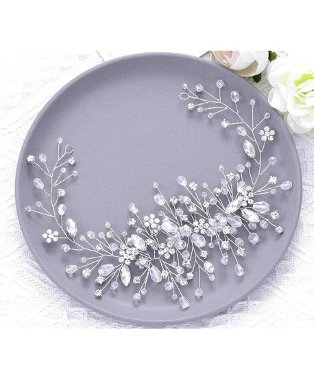 Ozdoba na druciku srebrna bogato zdobiona