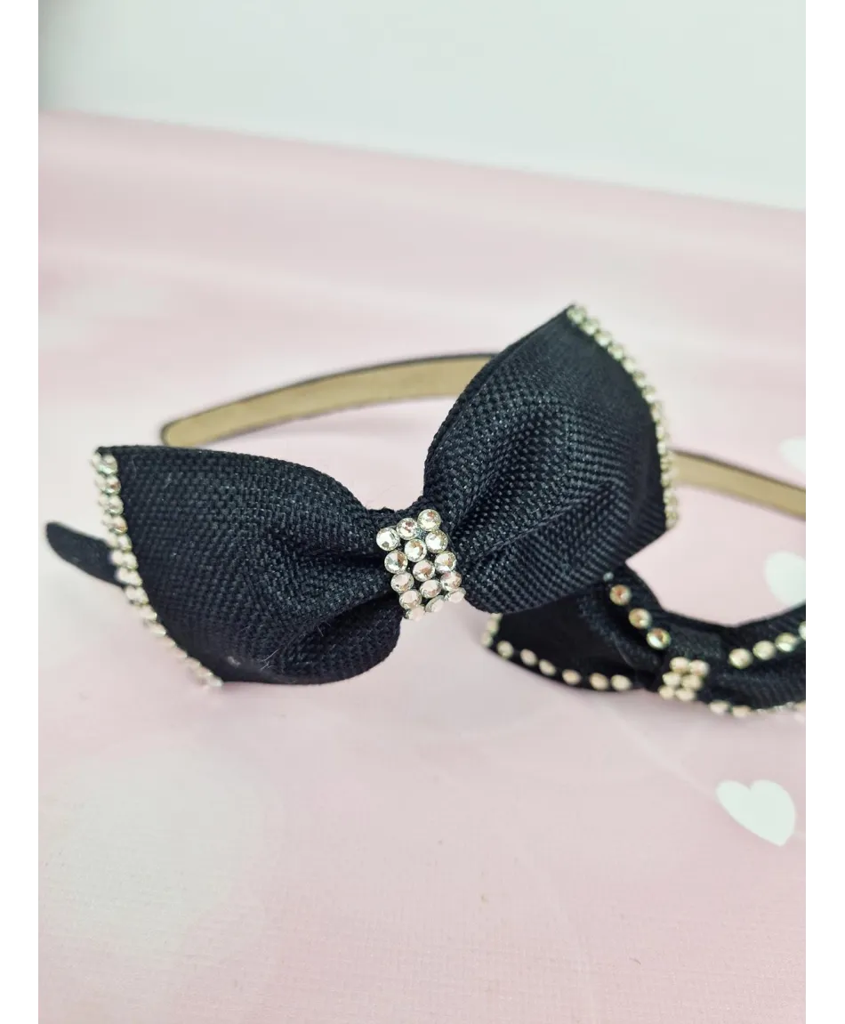 Opaska z klasyczną kokardką