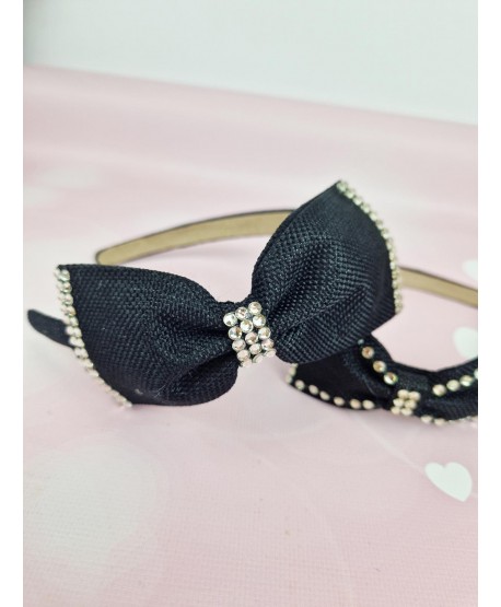 Opaska z klasyczną kokardką