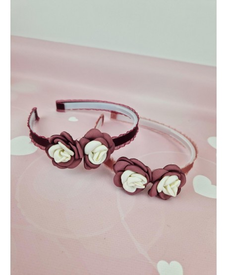 Opaska z uroczymi kwiatkami