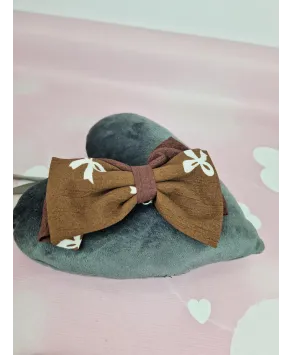 Kokardka do włosów na spince