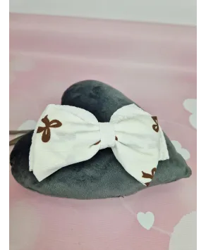 Kokardka do włosów na spince