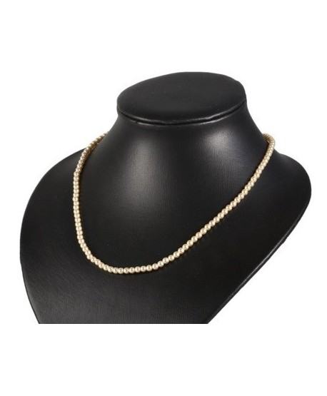 Bransoletka z czarnej szlifowanej perły