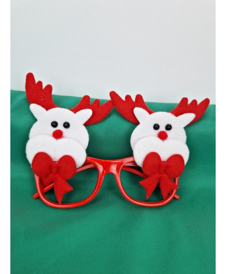 Świąteczne okulary z ozdobą