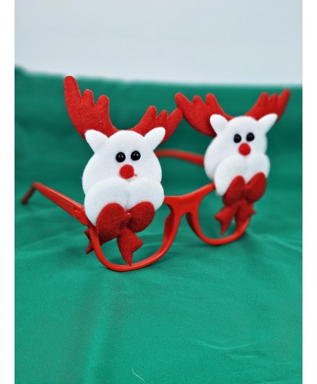 Świąteczne okulary z ozdobą