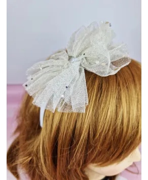 Opaski z brokatową kokardką